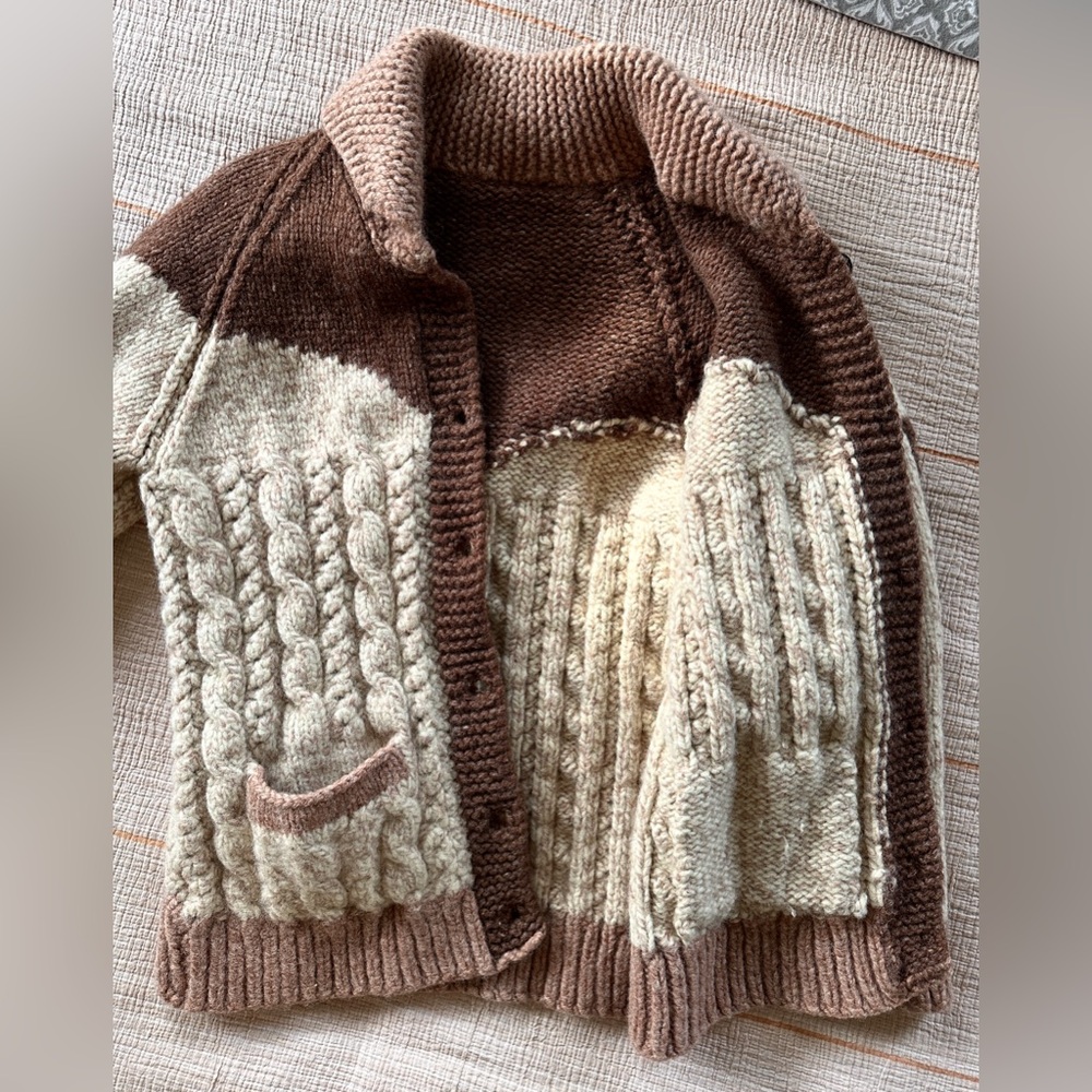 Vintage Buffalo Wool Sweater / Jacket - Picture 9 of 16